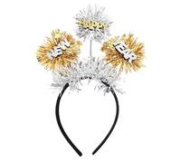 XAGMODSHN Cerchietto per capelli per feste di Capodanno, scintillante 2025 Karaoke Puntelli per foto Blingbling Cerchietto per capelli da discoteca Accessori per capelli per donne ragazze bambini