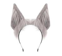 XAGMODSHN Cerchietto per cosplay con orecchie di animale peloso, leggero, regolabile, per feste a tema, convegni