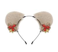 XAGMODSHN Cerchio natalizio alla moda per capelli ornamento per capelli versatile strumento per lo styling per bambini adulti puntelli foto ragazze carino fascia
