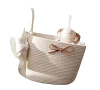 XAGMODSHN Cesto portaoggetti da appendere alla culla del bambino, grande tasca per pannolini, portatile, salvaspazio, accessorio essenziale da appendere