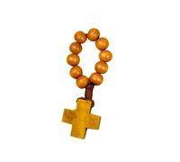 XAGMODSHN Ciondolo con Perline Ornamentali per Rosario con Catena Multiuso in Legno Naturale con Perline per la Pratica Quotidiana della Meditazione