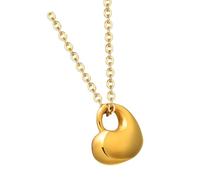 XAGMODSHN Collana con ciondolo a cuore con gioielli commemorativi | Pezzo ricordo in acciaio apribile per un look silenzioso da indossare ogni giorno