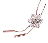 XAGMODSHN Collana lunga da donna alla moda con zirconi a forma di fiore e farfalla per un uso versatile ed elegante collana studentesca, Misura unica, come descritto, come descritto