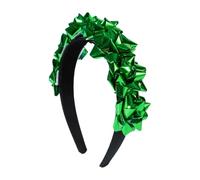 XAGMODSHN Confortevole fascia per capelli in poliestere con fiore per donne copricapo alla moda decorazione per feste di Natale