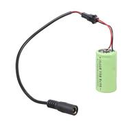 XAGMODSHN Connettore Batteria Falsa Forma LR14 C per Esterno, 5.5x2.5mm | Conduttore posizionamento a cella falsa da 0 V per la conversione potenza ' adattatore esterno con opzione