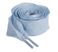 XAGMODSHN Crinkled Border Shoestrings Coppia Ventilazione Permanente Sostanza Installazione Easy Stili Di Scarpe TRENDY LA TRENDICE CRINDUSE SHOELACES UNISE, blu, 100