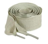 XAGMODSHN Crinkled Border Shoestrings Coppia Ventilazione Permanente Sostanza Installazione Easy Stili Di Scarpe TRENDY LA TRENDICE CRINDUSE SHOELACES UNISE, Verde Matcha., 100