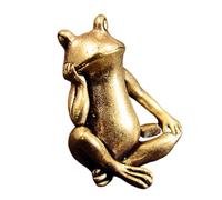 XAGMODSHN Decorazione permanente del computer della statua di Treefrog del bronzo di modo storico per gli incidenti celebrativi dell'interno statuetta del bronzo