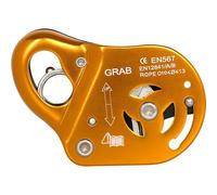 XAGMODSHN Dispositivo per Corda da Arrampicata con bloccaggio Automatico, Facile da trasportare, con Robusta Struttura in Metallo, Attrezzatura per l ' esplorazione della Selvaggia, moschettone con