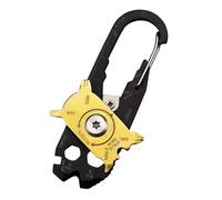 XAGMODSHN Efficiente 20 Funzioni Dispositivo Resistente alla Corrosione Portachiavi Multiuso Strumento per Chiavi da Viaggio Multifunzionali per Amanti Outdoor