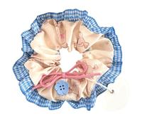 XAGMODSHN Elastico per capelli elegante con fiocco elastico per capelli con nastro elastico per capelli corda per capelli scrunchy pizzo fascia per capelli decorazioni per capelli ragazza