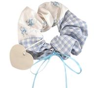 XAGMODSHN Elastico per capelli elegante con fiocco elastico per capelli con nastro elastico per capelli corda per capelli scrunchy pizzo fascia per capelli decorazioni per capelli ragazza