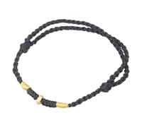 XAGMODSHN Elegant Traditional Red Rope Bracelet with Golden Bead Hand-Woven Good Luck Bangle Accessory Unique Sisters Gift Teen Girls Jewelry