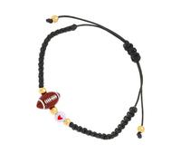 XAGMODSHN Elegante accessorio intrecciato per appassionati di calcio e persone alla ricerca di gioielli sportivi dallo stile unico, Misura unica, come descritto