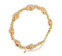 XAGMODSHN Elegante collana con perline irregolari da donna, per ufficio, gioielli in lega per ufficio e occasioni serali, as described, Lega, CCB