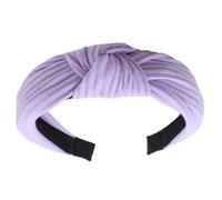 XAGMODSHN Elegante fascia larga per capelli da donna in tessuto lavorato a maglia per lavare il viso fascia per capelli da viaggio cerchietto antiscivolo sicuro per pilates