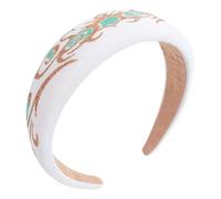 XAGMODSHN Elegante fascia larga per donne in tessuto espanso lavaggio viso fascia per capelli da viaggio cerchietto antiscivolo sicuro per trucco