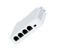 XAGMODSHN Estensore di rete POE a lungo raggio da 250 m con 4 porte plug and play per rete stabile POE Extender