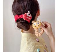 XAGMODSHN Fascia elastica per capelli con orsetto di peluche, alla moda, versatile, elastica per ragazze e donne