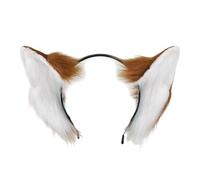 XAGMODSHN Fascia per capelli con orecchie in peluche, comoda, regolabile, per anime, cosplay, Halloween, eventi quotidiani, stili quotidiani, orecchie di gatto staccabili