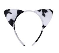 XAGMODSHN Fascia per capelli moderna con orecchie di mucca e corno accessori per capelli in tessuto confortevole ornamento per bambini adolescenti e fan