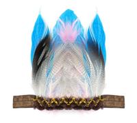 XAGMODSHN Fascia per capelli regolabile per spettacoli teatrali, comoda fascia per capelli accessorio per capelli con strass scintillanti