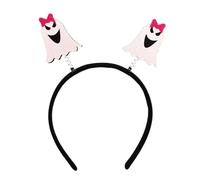 XAGMODSHN Fascia per capelli riutilizzabile in poliestere traspirante con zucca di Halloween nera per feste in costume di famiglia confortevole fascia per capelli