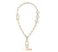 XAGMODSHN Fashion Phone Straps with Double Systems Not Fall Mobile Cord Shimmering Heart Shaped Mobile Lanyard for Stylish Look Sports Accessory