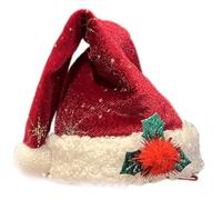 XAGMODSHN Festives Cerchietto in peluche per bambini Cerchietto per capelli di Natale da donna per donne e bambini occasione di vacanza regolabile Babbo Natale Hairband