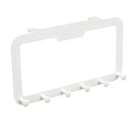 XAGMODSHN Ganci adesivi da porta robusti per vestiti, asciugamani e cappelli, con design a sei maglie, per la decorazione della casa