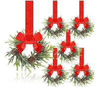 XAGMODSHN Ganci per armadio in plastica Bowknot con disegni a nastro, Multi