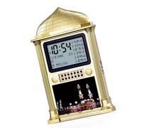 XAGMODSHN HA-4002 Orologio multiuso Hijri Calendario con Azan Ora Data Settimana Temperatura Display Digitale Orologio Da Tavolo Decorazione Casa