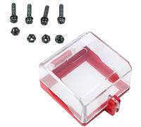 XAGMODSHN Interruttori a Muro Coperchi Blocco Presa Interruttori a Parete in Plastica Trasparente Presa con Serratura Scatola Antipolvere Sicurezza Scatola Antipolvere