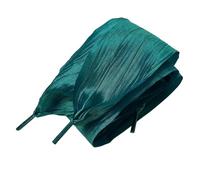 XAGMODSHN Lacci per scarpe da donna in raso decorativi larghi pieghettati fiocchi increspati stringhe per scarpe per mocassini appartamenti scarpe da ginnastica accessori per lo styling multiuso