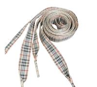 XAGMODSHN Lacci per scarpe in poliestere colorati Plaids ad alta resistenza Comfort Shoe String per la corsa scarpe da ginnastica stivali calzature casual lacci a scacchi, AA., Taglia unica