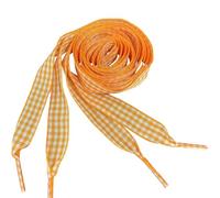 XAGMODSHN Lacci per scarpe in poliestere colorati Plaids ad alta resistenza Comfort Shoe String per la corsa scarpe da ginnastica stivali calzature casual lacci a scacchi, Griglia a colori da 1,5 cm