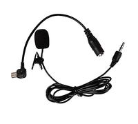 XAGMODSHN Microfono lavalier da bavero da 3,5 mm per fotocamera 3 4 Action Camera Clip on Mic per video, interviste, riunioni