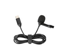 XAGMODSHN Microfono professionale Lavalier Clip On Microfono per 360 Camera Phone Noise Cancelling Microfono con Clip On