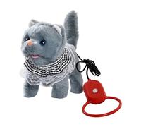 XAGMODSHN Morbido peluche sicuro che cammina gatti giocattolo che miagola e cammina automaticamente per i bambini per andare a letto comfort e intrattenimento quotidiano compagno di andare a letto