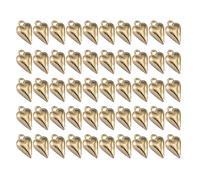XAGMODSHN Pack of 50 Creative Heart Charm for Jewelry Projects Featuring 3D Shape And Color Selection for Personalize Styles Charm