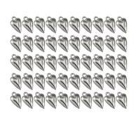 XAGMODSHN Pack of 50 Creative Heart Charm for Jewelry Projects Featuring 3D Shape And Color Selection for Personalize Styles Charm
