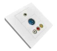 XAGMODSHN Pannello modulare incorporato della struttura 86 modulari piastra frontale personalizzabile adatta per interfacce multimediali ABS Texture Impatti Resistente Pannello modulare