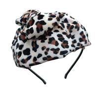 XAGMODSHN Popolare Alta Cranio Hairband Bowtie Fascia Francese Animale Modello Hairhoop Femminile Teaparty Haircover Formale Dei Capelli