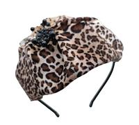 XAGMODSHN Popolare Alta Cranio Hairband Bowtie Fascia Francese Animale Modello Hairhoop Femminile Teaparty Haircover Formale Dei Capelli
