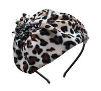 XAGMODSHN Popolare Alta Cranio Hairband Bowtie Fascia Francese Animale Modello Hairhoop Femminile Teaparty Haircover Formale Dei Capelli