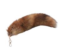 XAGMODSHN Portachiavi lungo a forma di coda di animale, ciondolo a forma di coda di peluche, ciondolo per borsa o zaini, u, Taglia unica