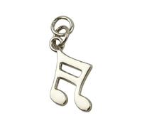 XAGMODSHN Pratico portachiavi in metallo con note musicali, accessorio per borsa, elegante regalo, elegante decorazione per compleanno, anniversario, borsa in metallo, Argento