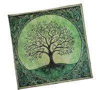 XAGMODSHN Quadrato Divinazioni Arazzo Grande Albero Modello Astrologia Tovaglia Tarocchi Tovaglia Tovaglia Stregoneria Forniture Grande Albero Modello Tarocchi Carta Spirituale Deckcloth