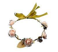 XAGMODSHN Rosette Corone di Fiori Per Matrimonio Fiore Fasce Sposa Fasce Floreali Donne Ghirlande Floreali Corone Corona Per Capelli