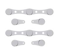 XAGMODSHN Set di 2 fibbie in silicone per friggitrici ad aria, adatte per la sicurezza della fodera e per migliorare la resistenza alla corrosione in cucina, resistenti alle alte temperature, clip da